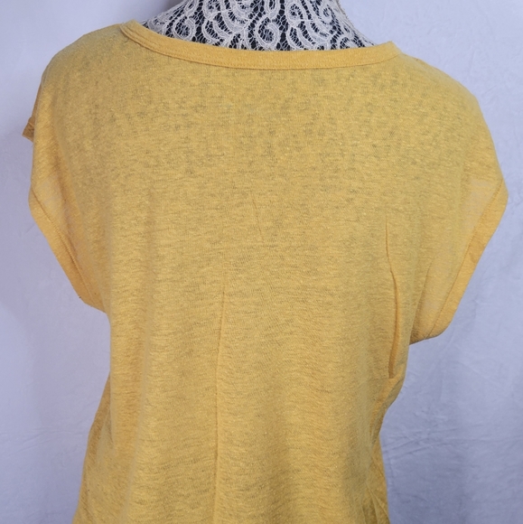 ✨️Mustard Yellow Cotton T Shirt - Picture 3 of 4